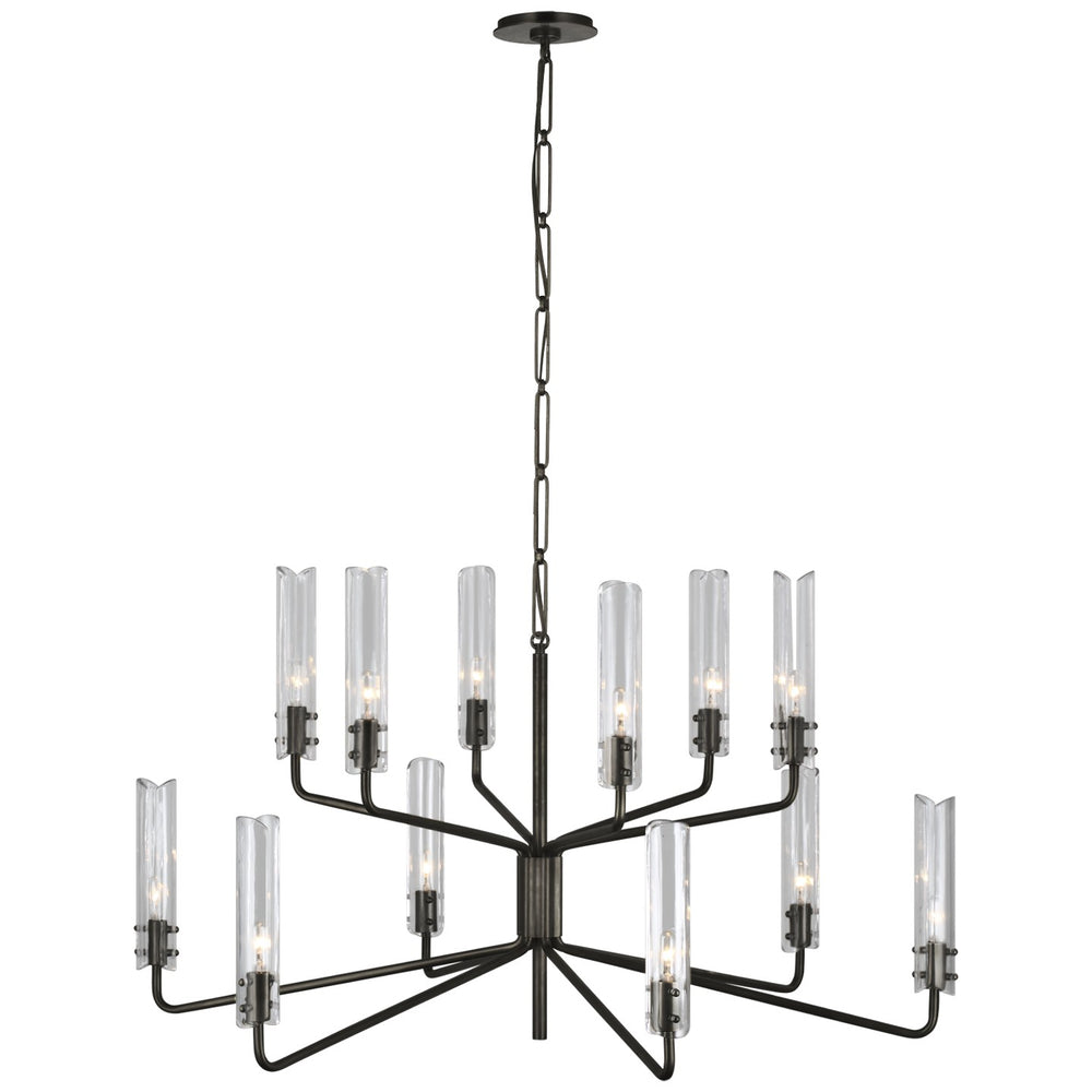 Visual Comfort Signature Canada - LED Chandelier - Casoria - Bronze- Union Lighting Luminaires Decor