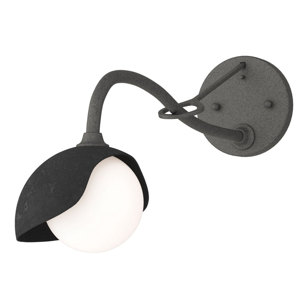 Hubbardton Forge - One Light Wall Sconce - Brooklyn - Natural Iron- Union Lighting Luminaires Decor
