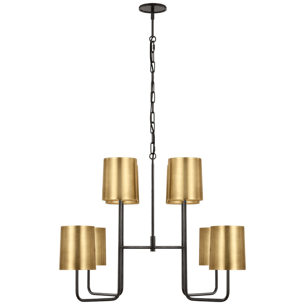 Visual Comfort Signature Canada - LED Chandelier - Go Lightly - Bronze- Union Lighting Luminaires Decor