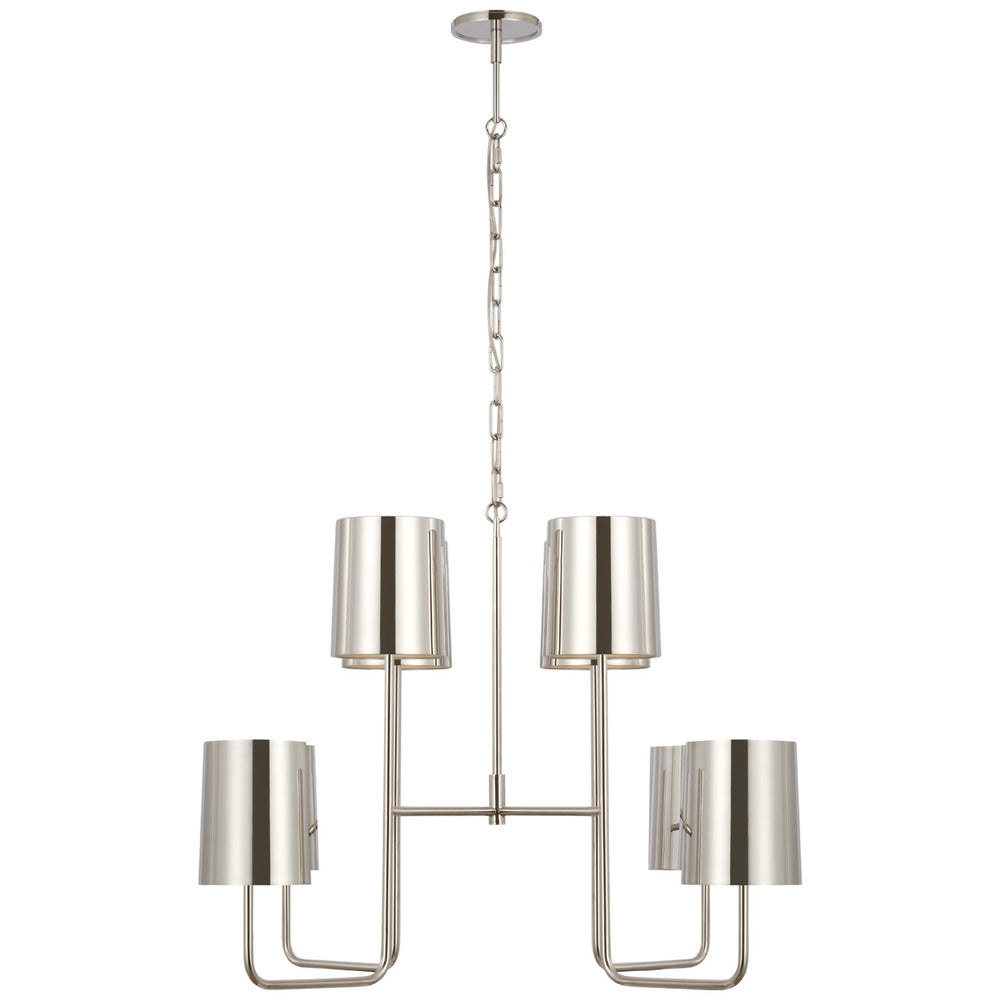 Visual Comfort Signature Canada - LED Chandelier - Go Lightly - Polished Nickel- Union Lighting Luminaires Decor