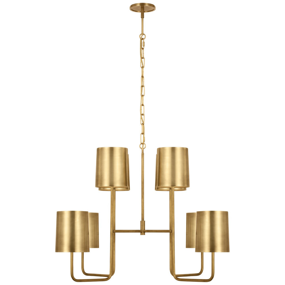 Visual Comfort Signature Canada - LED Chandelier - Go Lightly - Soft Brass- Union Lighting Luminaires Decor