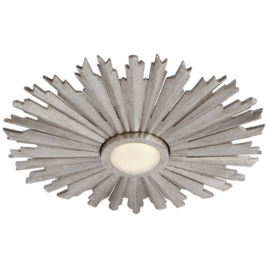 Visual Comfort Signature Canada - LED Flush Mount - Claymore - Burnished Silver Leaf- Union Lighting Luminaires Decor