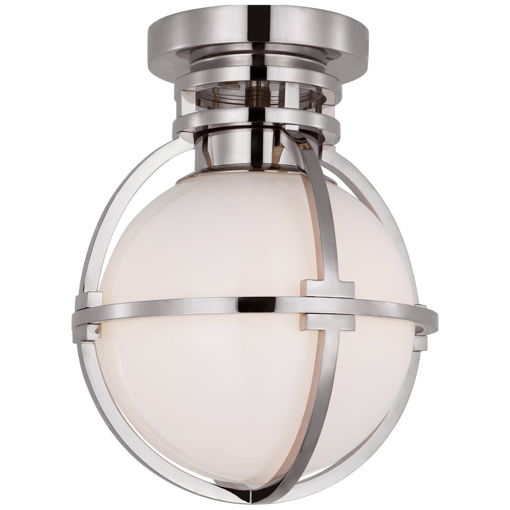 Visual Comfort Signature Canada - LED Flush Mount - Gracie - Polished Nickel- Union Lighting Luminaires Decor