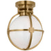 Visual Comfort Signature Canada - LED Flush Mount - Gracie - Antique-Burnished Brass- Union Lighting Luminaires Decor