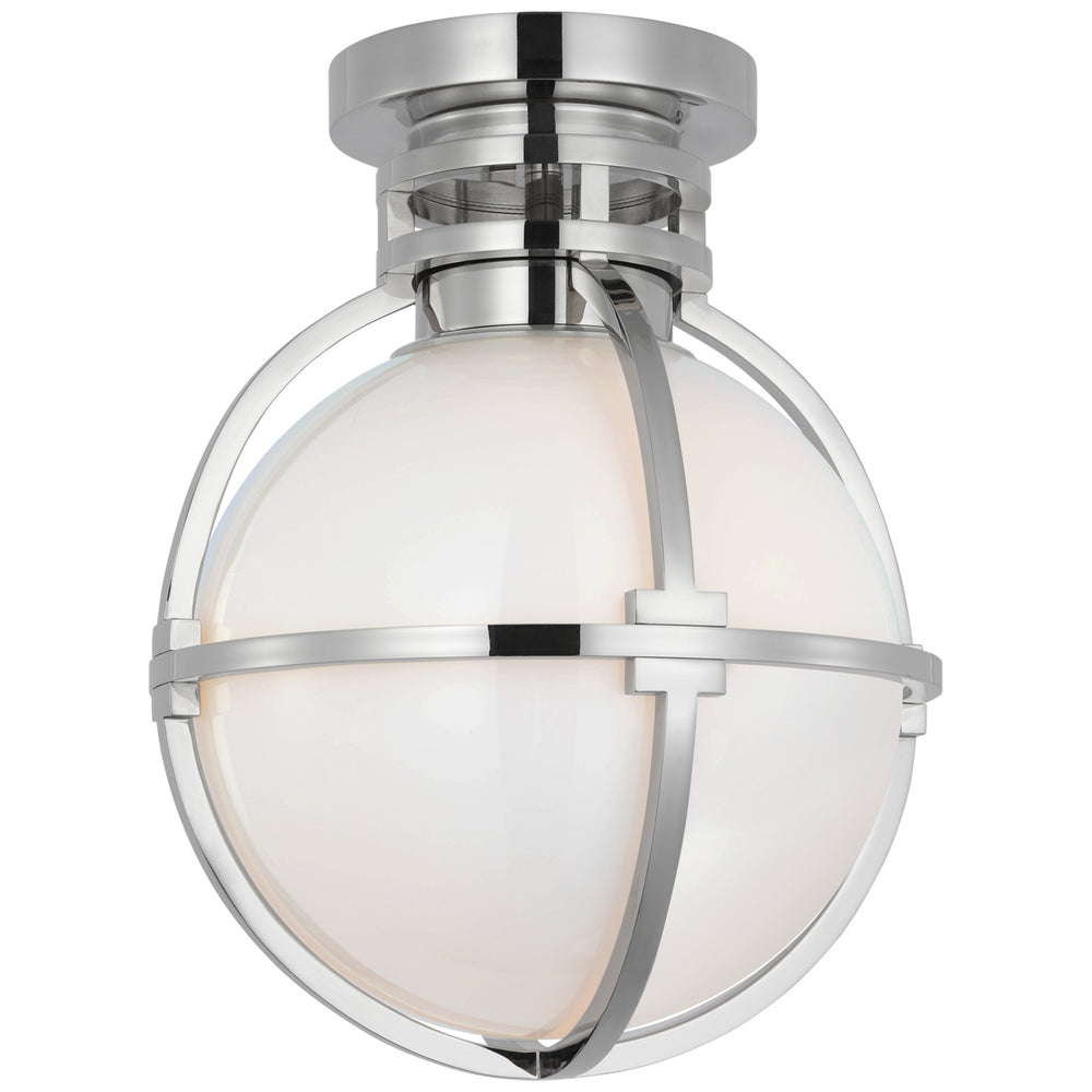 Visual Comfort Signature Canada - LED Flush Mount - Gracie - Polished Nickel- Union Lighting Luminaires Decor