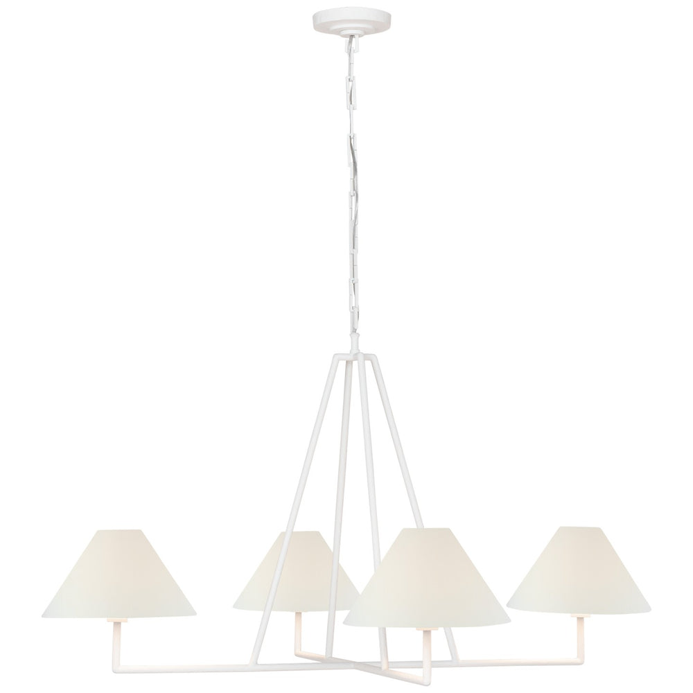 Visual Comfort Signature Canada - LED Chandelier - Ashton - Plaster White- Union Lighting Luminaires Decor