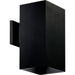 Progress Canada - One Light Wall Lantern - Square - Black- Union Lighting Luminaires Decor