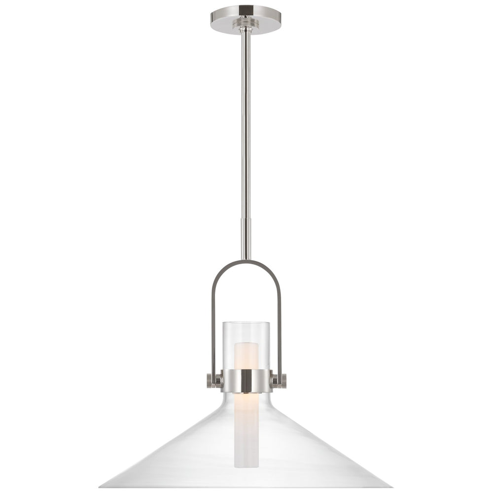 Visual Comfort Signature Canada - LED Pendant - Larkin - Polished Nickel- Union Lighting Luminaires Decor