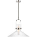 Visual Comfort Signature Canada - LED Pendant - Larkin - Polished Nickel- Union Lighting Luminaires Decor