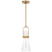 Visual Comfort Signature Canada - LED Pendant - Larkin - Hand-Rubbed Antique brass- Union Lighting Luminaires Decor