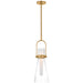 Visual Comfort Signature Canada - LED Pendant - Larkin - Hand-Rubbed Antique Brass- Union Lighting Luminaires Decor