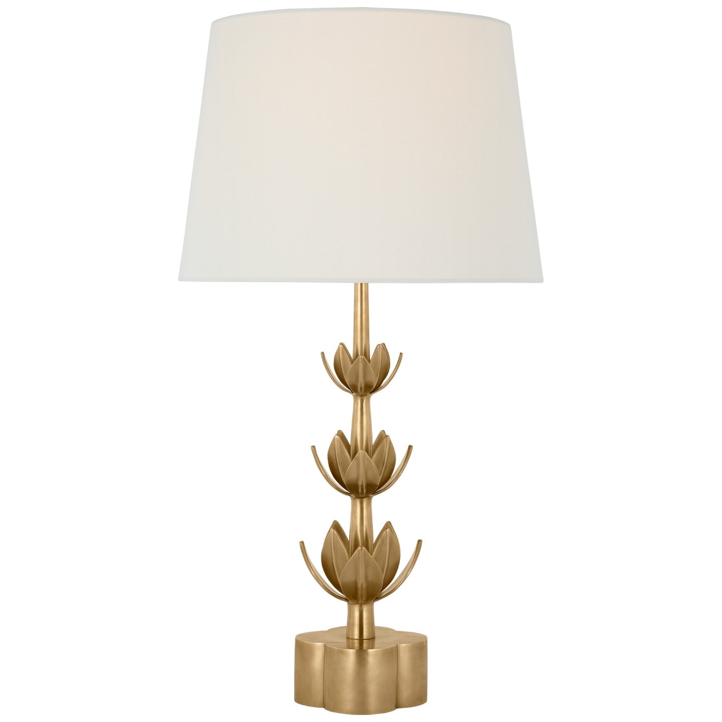 Visual Comfort Signature Canada - One Light Table Lamp - Alberto - Antique-Burnished Brass- Union Lighting Luminaires Decor