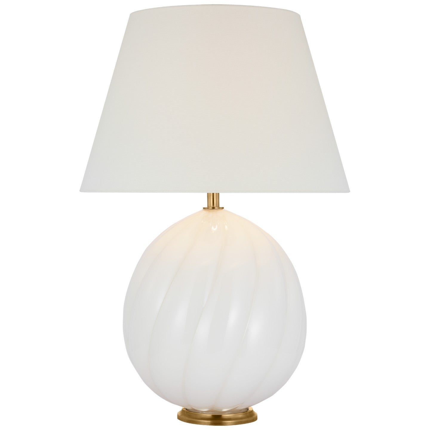 Visual Comfort Signature Canada - LED Table Lamp - Talia - White Glass- Union Lighting Luminaires Decor