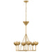 Visual Comfort Signature Canada - Six Light Chandelier - Alberto - Antique-Burnished Brass- Union Lighting Luminaires Decor