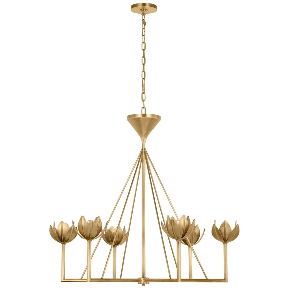 Visual Comfort Signature Canada - LED Chandelier - Alberto - Antique-Burnished Brass- Union Lighting Luminaires Decor