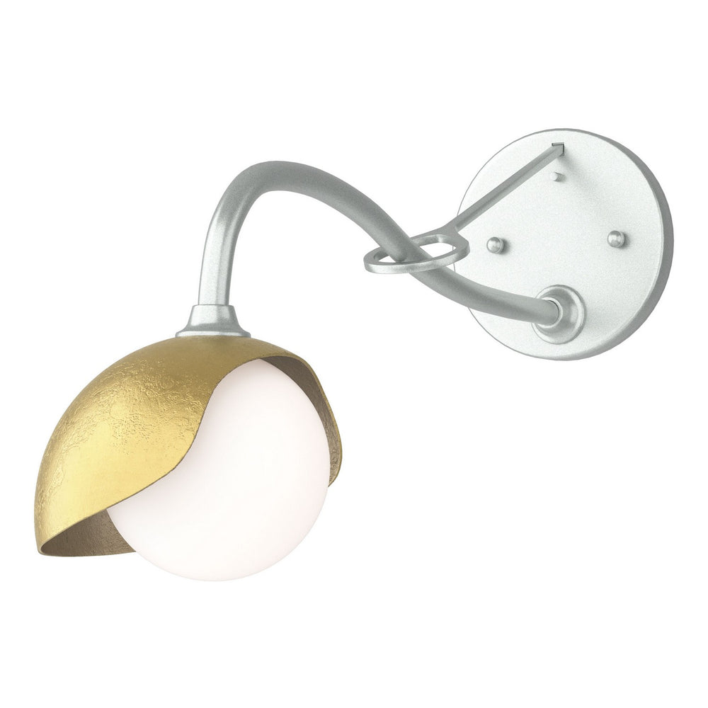 Hubbardton Forge - One Light Wall Sconce - Brooklyn - Vintage Platinum- Union Lighting Luminaires Decor