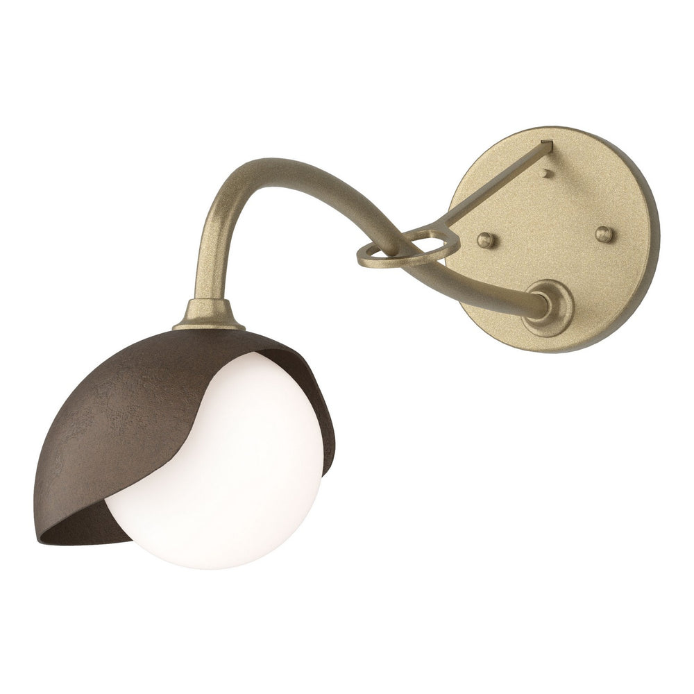Hubbardton Forge - One Light Wall Sconce - Brooklyn - Soft Gold- Union Lighting Luminaires Decor