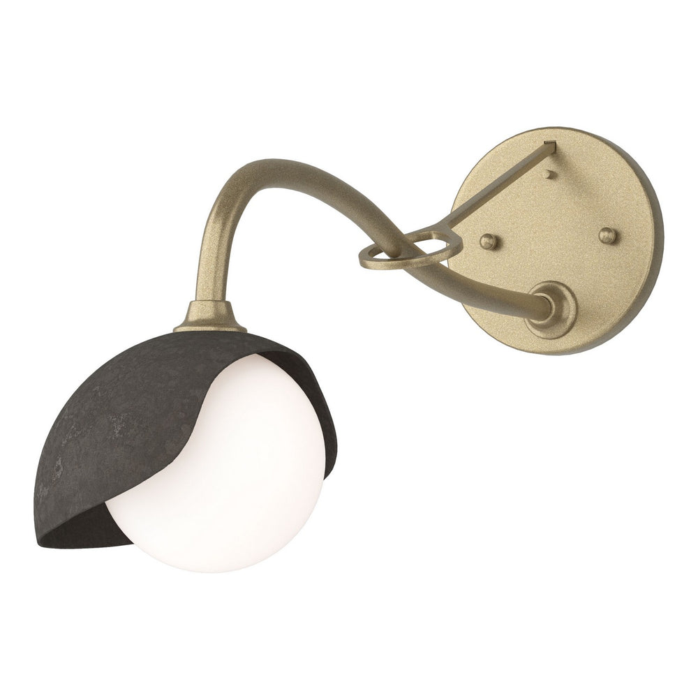 Hubbardton Forge - One Light Wall Sconce - Brooklyn - Soft Gold- Union Lighting Luminaires Decor