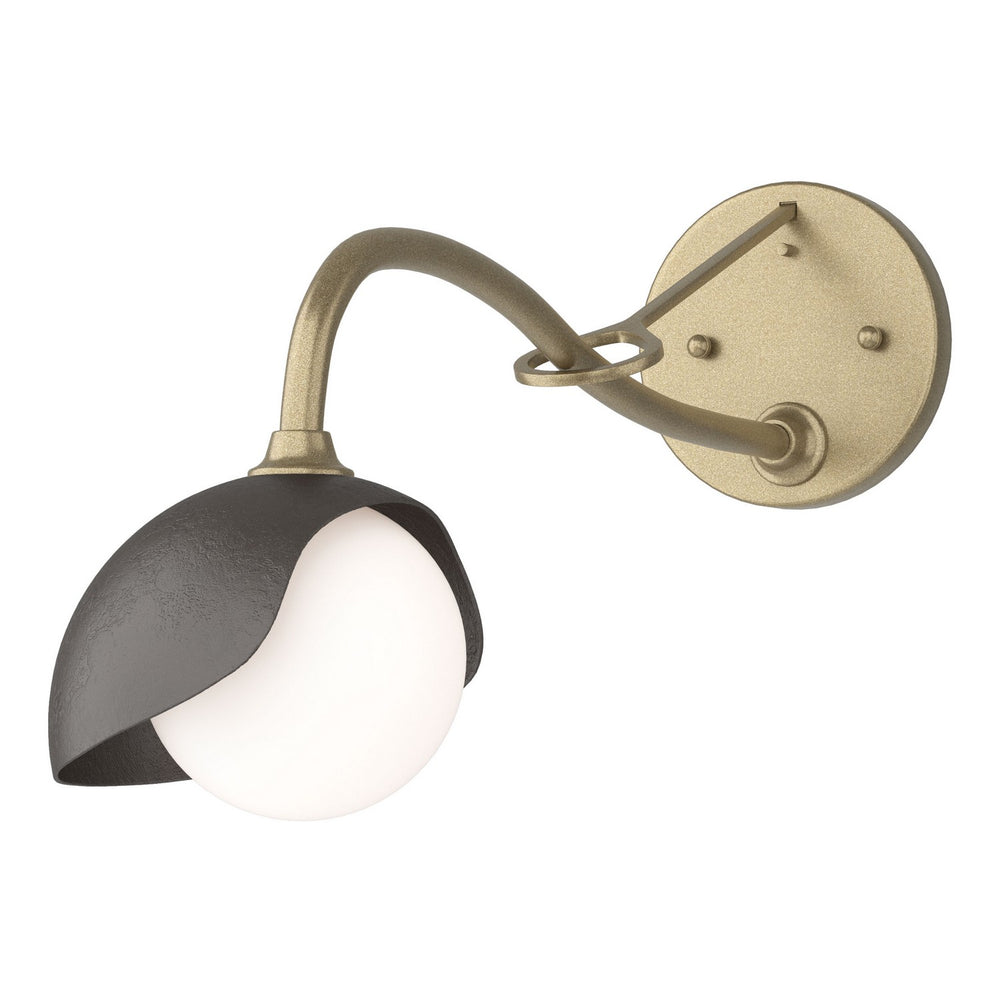 Hubbardton Forge - One Light Wall Sconce - Brooklyn - Soft Gold- Union Lighting Luminaires Decor