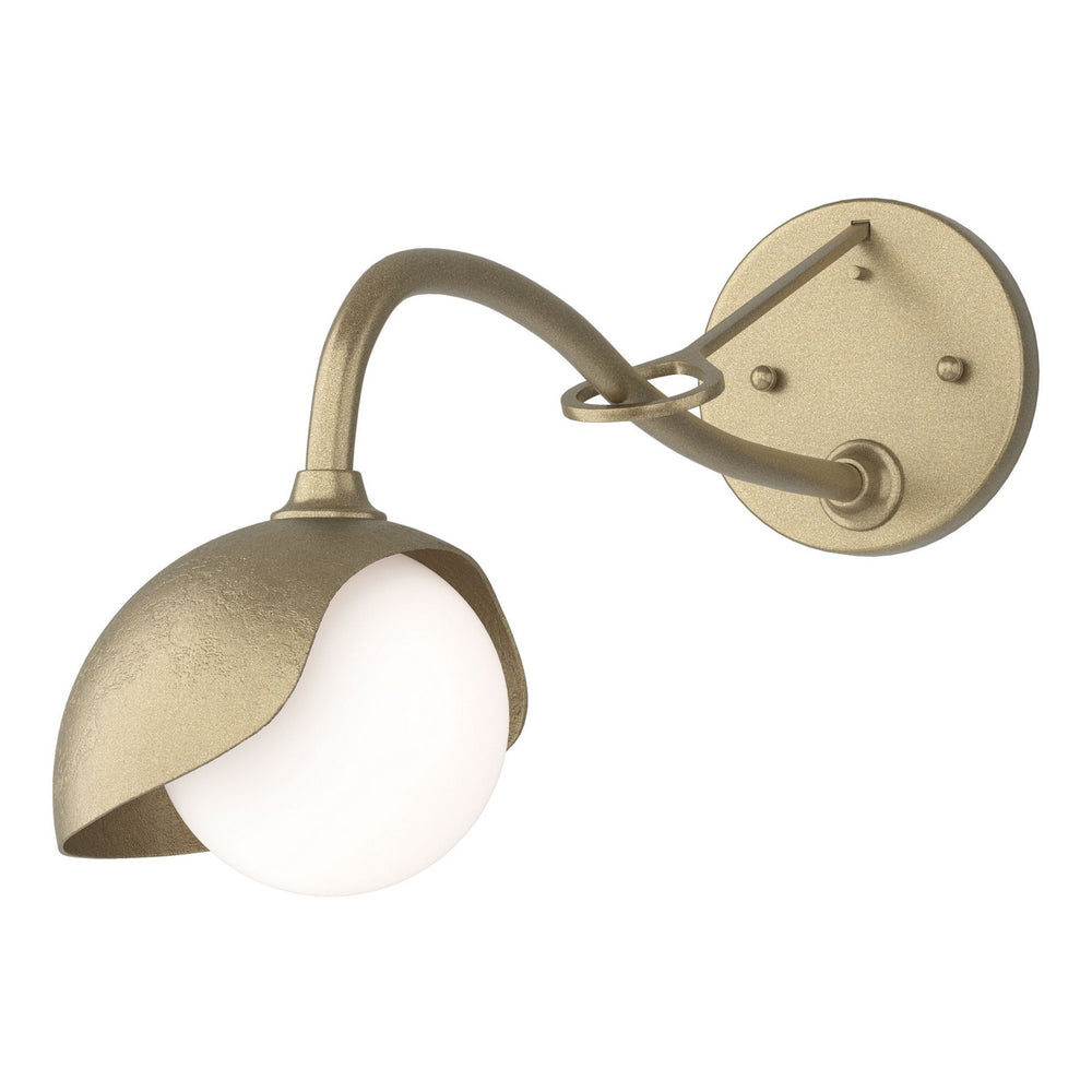 Hubbardton Forge - One Light Wall Sconce - Brooklyn - Soft Gold- Union Lighting Luminaires Decor