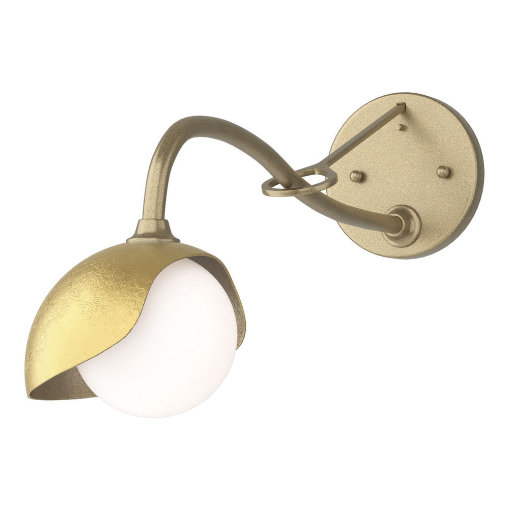 Hubbardton Forge - One Light Wall Sconce - Brooklyn - Soft Gold- Union Lighting Luminaires Decor