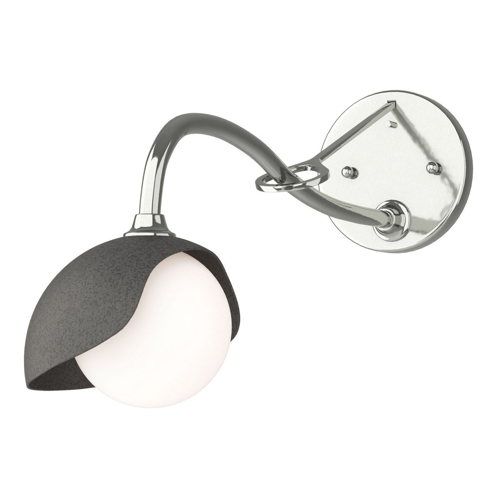 Hubbardton Forge - One Light Wall Sconce - Brooklyn - Sterling- Union Lighting Luminaires Decor