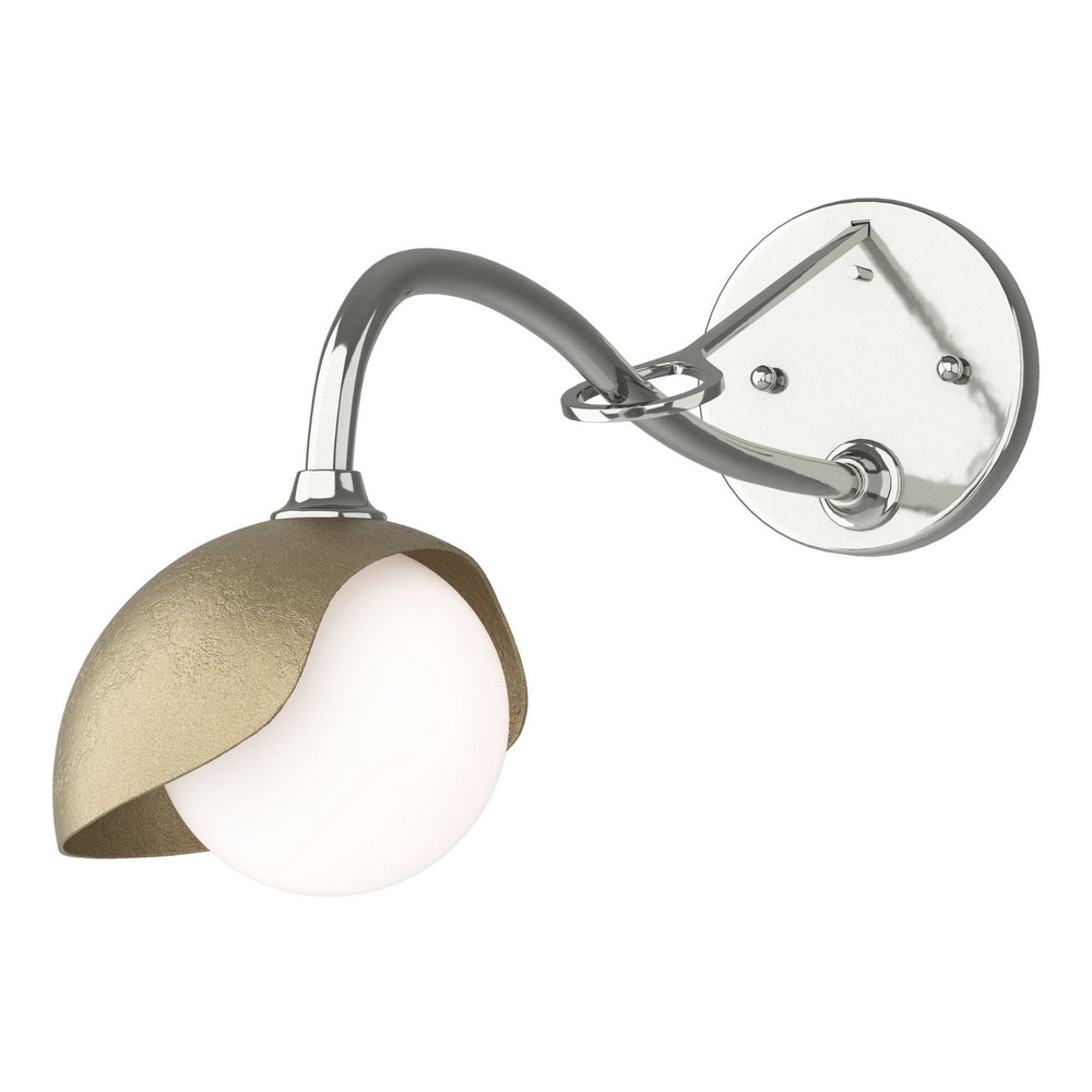 Hubbardton Forge - One Light Wall Sconce - Brooklyn - Sterling- Union Lighting Luminaires Decor