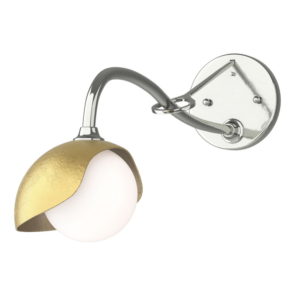 Hubbardton Forge - One Light Wall Sconce - Brooklyn - Sterling- Union Lighting Luminaires Decor
