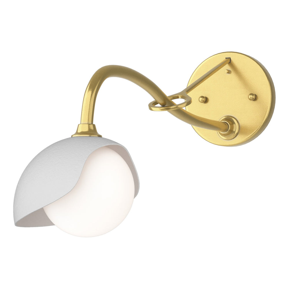 Hubbardton Forge - One Light Wall Sconce - Brooklyn - Modern Brass- Union Lighting Luminaires Decor