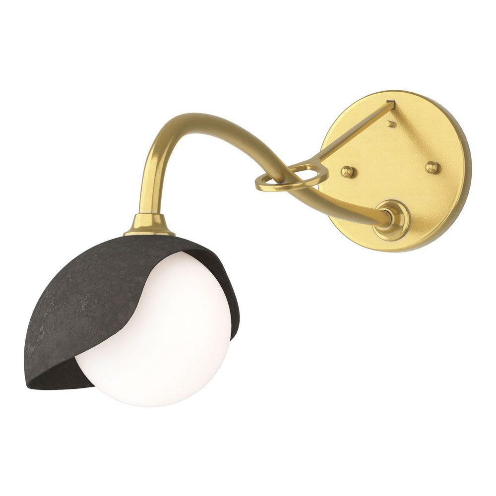 Hubbardton Forge - One Light Wall Sconce - Brooklyn - Modern Brass- Union Lighting Luminaires Decor