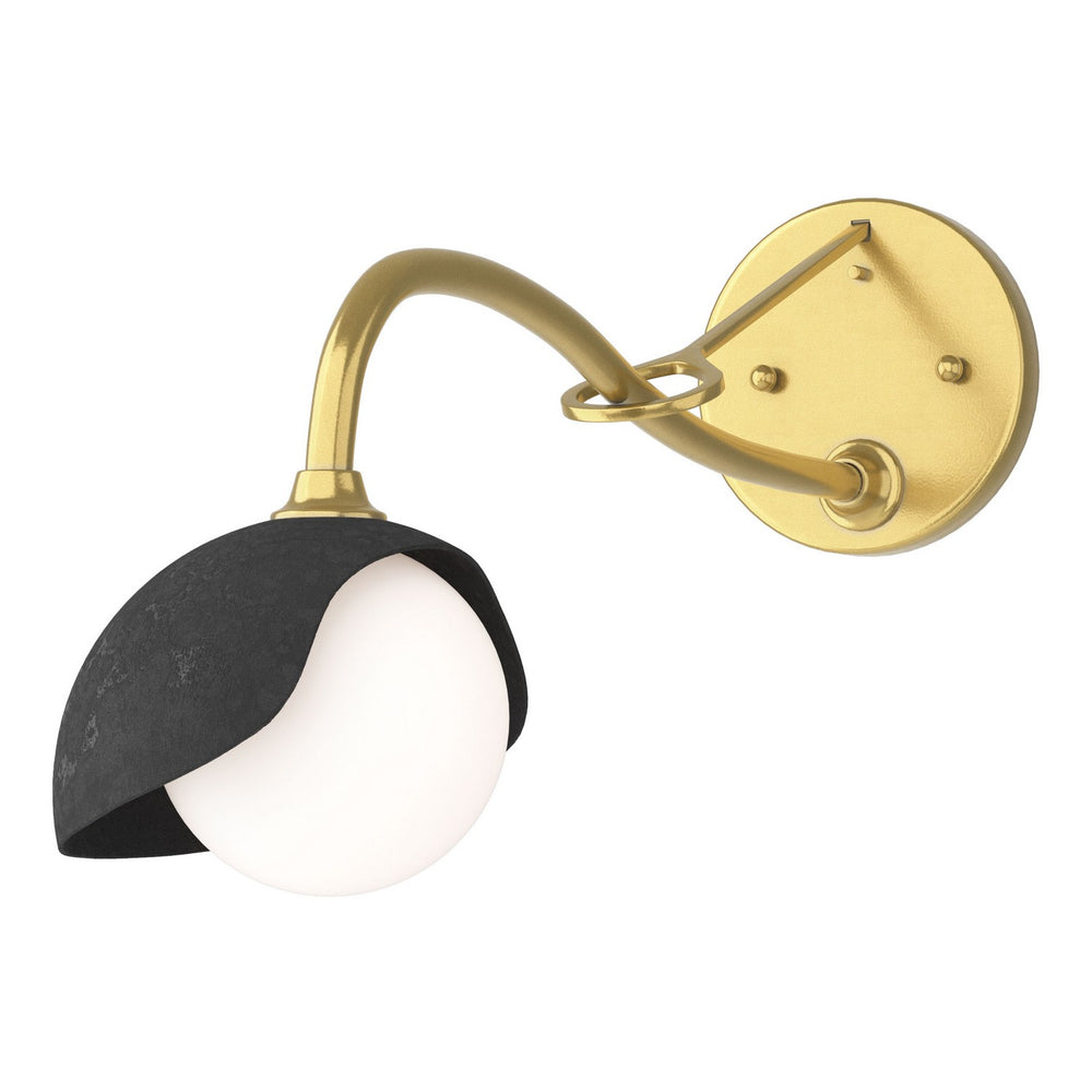 Hubbardton Forge - One Light Wall Sconce - Brooklyn - Modern Brass- Union Lighting Luminaires Decor