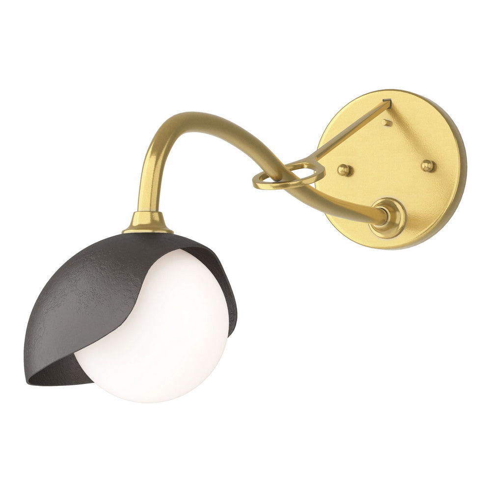 Hubbardton Forge - One Light Wall Sconce - Brooklyn - Modern Brass- Union Lighting Luminaires Decor