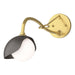 Hubbardton Forge - One Light Wall Sconce - Brooklyn - Modern Brass- Union Lighting Luminaires Decor