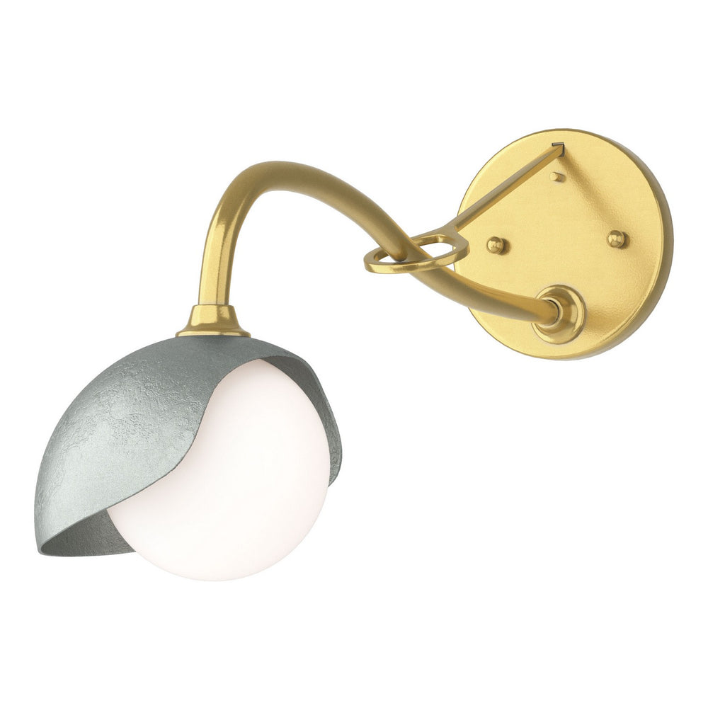 Hubbardton Forge - One Light Wall Sconce - Brooklyn - Modern Brass- Union Lighting Luminaires Decor