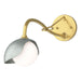 Hubbardton Forge - One Light Wall Sconce - Brooklyn - Modern Brass- Union Lighting Luminaires Decor