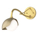 Hubbardton Forge - One Light Wall Sconce - Brooklyn - Modern Brass- Union Lighting Luminaires Decor
