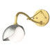 Hubbardton Forge - One Light Wall Sconce - Brooklyn - Modern Brass- Union Lighting Luminaires Decor
