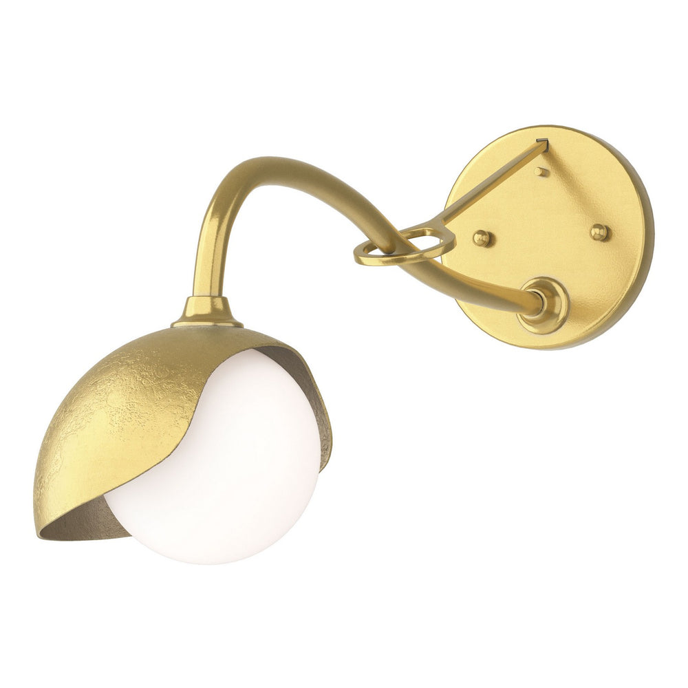 Hubbardton Forge - One Light Wall Sconce - Brooklyn - Modern Brass- Union Lighting Luminaires Decor