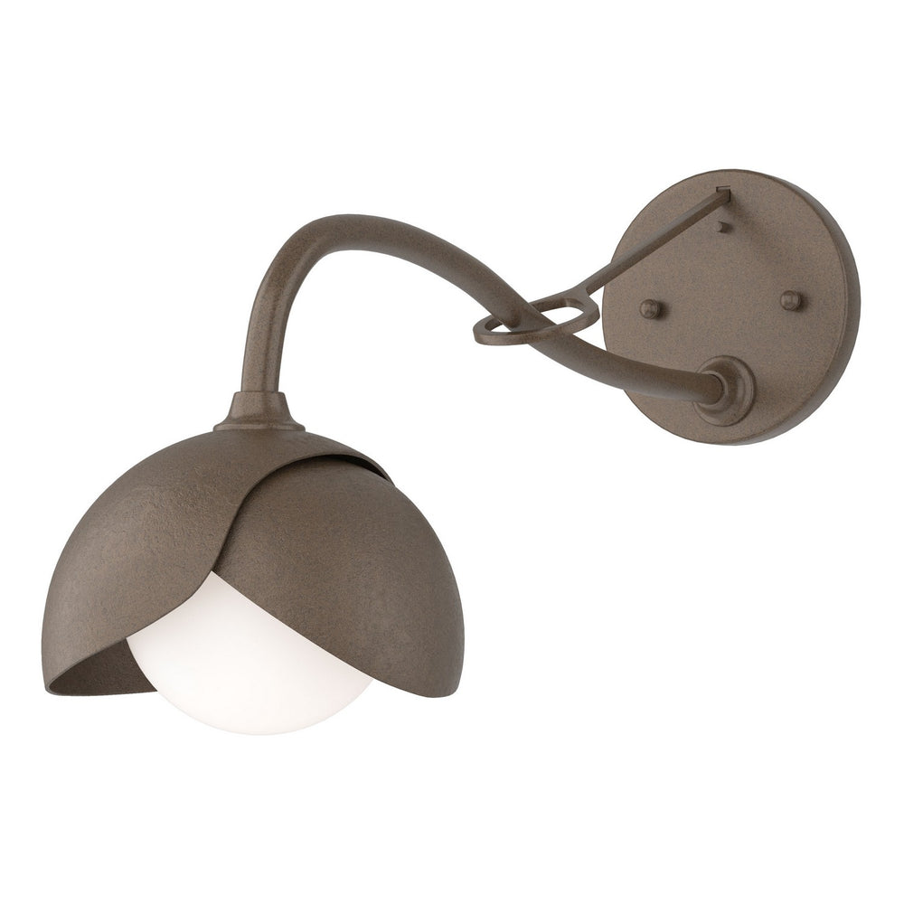Hubbardton Forge - One Light Wall Sconce - Brooklyn - Bronze- Union Lighting Luminaires Decor