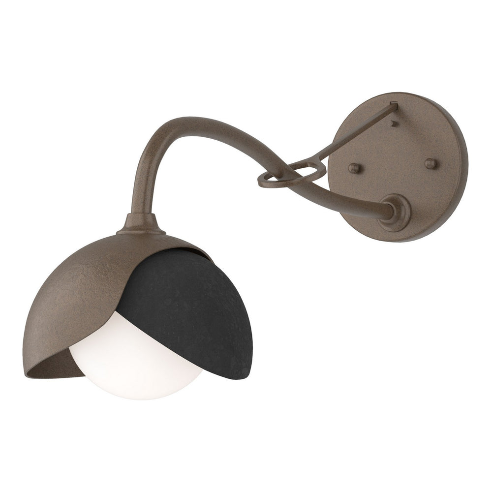 Hubbardton Forge - One Light Wall Sconce - Brooklyn - Bronze- Union Lighting Luminaires Decor