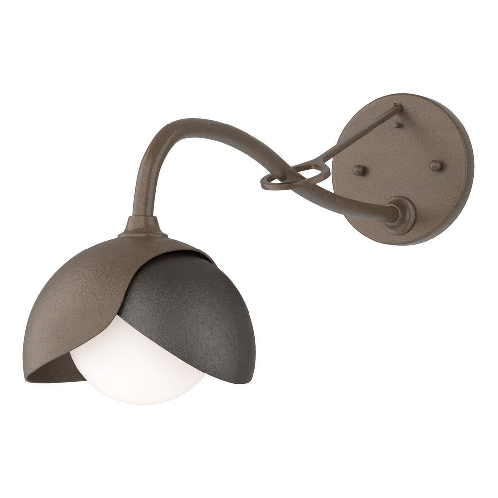 Hubbardton Forge - One Light Wall Sconce - Brooklyn - Bronze- Union Lighting Luminaires Decor