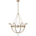 Visual Comfort Signature Canada - LED Chandelier - Alonzo - Gild and Clear Glass- Union Lighting Luminaires Decor