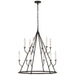 Visual Comfort Signature Canada - LED Chandelier - Lorio - Aged Iron- Union Lighting Luminaires Decor