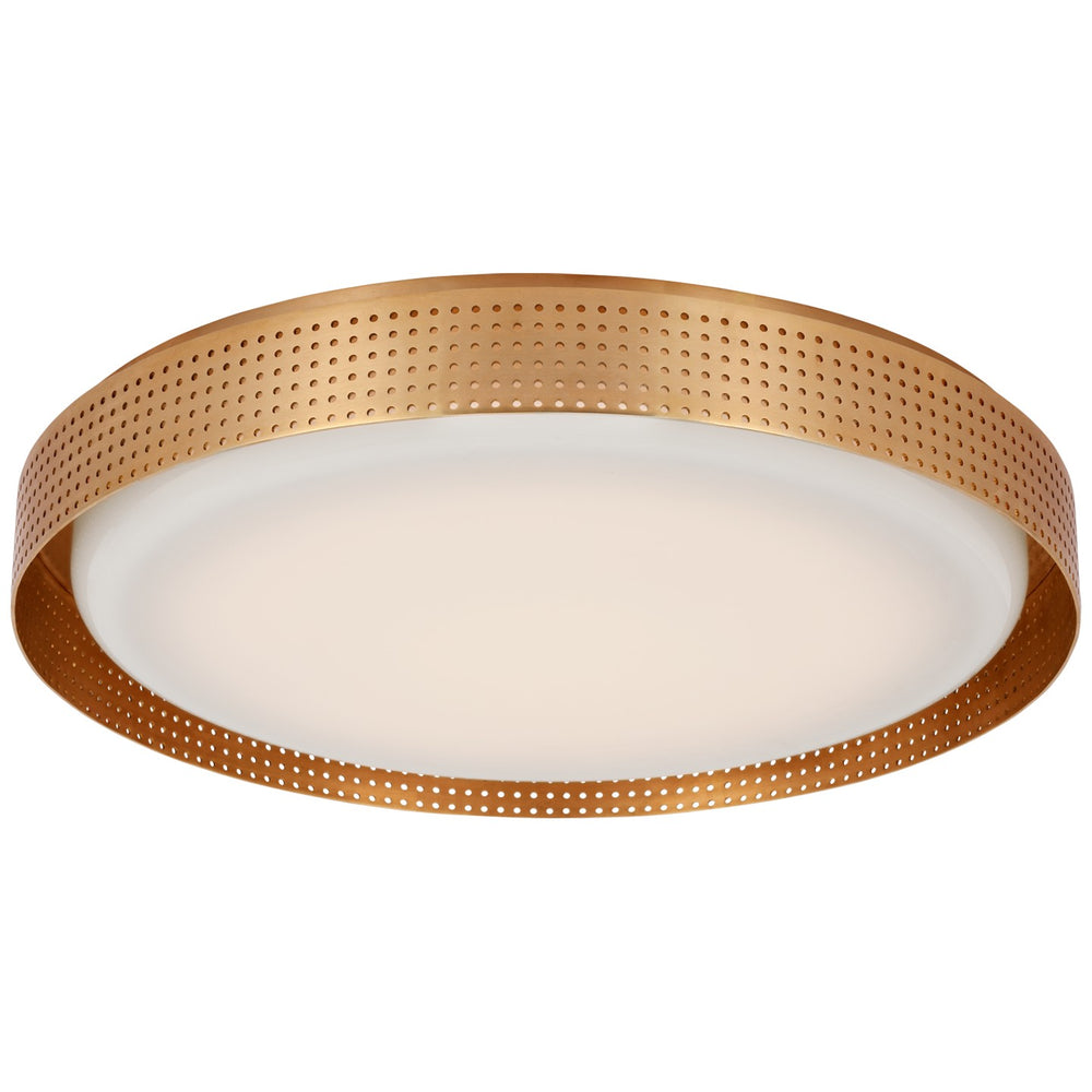 Visual Comfort Signature Canada - LED Flush Mount - Precision - Antique-Burnished Brass- Union Lighting Luminaires Decor