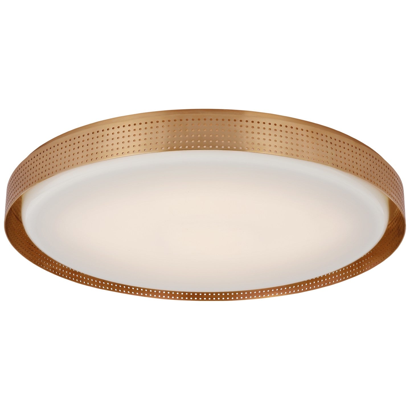 Visual Comfort Signature Canada - LED Flush Mount - Precision - Antique-Burnished Brass- Union Lighting Luminaires Decor