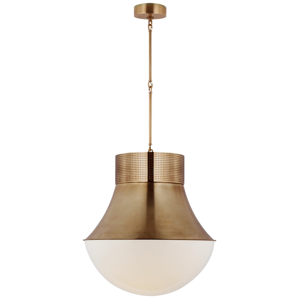 Visual Comfort Signature Canada - LED Pendant - Precision - Antique-Burnished Brass- Union Lighting Luminaires Decor