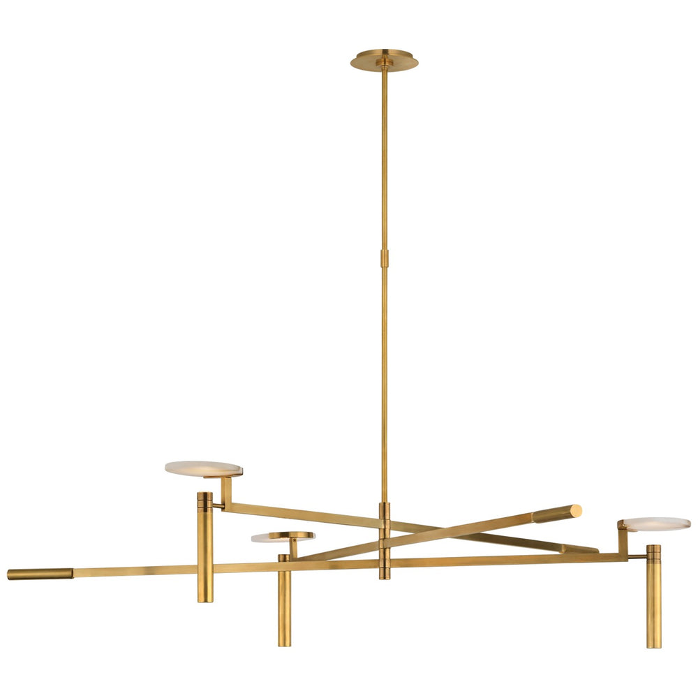 Visual Comfort Signature Canada - LED Chandelier - Melange - Antique-Burnished Brass- Union Lighting Luminaires Decor
