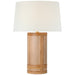 Visual Comfort Signature Canada - LED Table Lamp - Lignum - Light Oak and Natural Rattan- Union Lighting Luminaires Decor