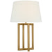 Visual Comfort Signature Canada - LED Table Lamp - Concorde - Hand-Rubbed Antique Brass- Union Lighting Luminaires Decor