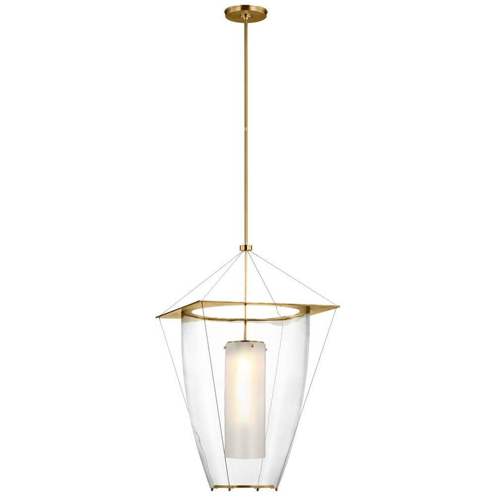 Visual Comfort Signature Canada - LED Lantern - Ovalle - Antique Brass- Union Lighting Luminaires Decor